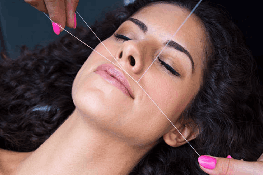 upperlip threading